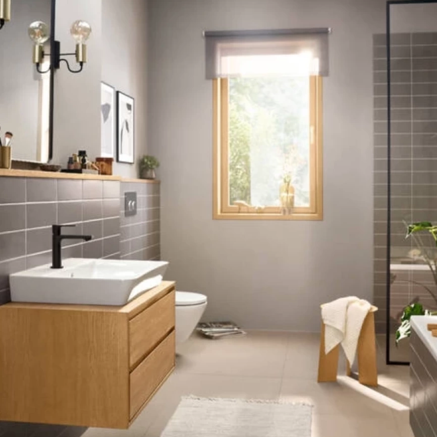 Смеситель для раковины Hansgrohe Rebris E 72557670, черный - фото 3