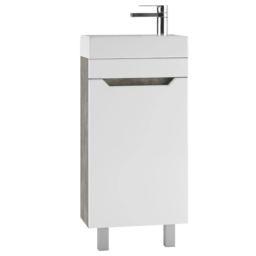 Тумба с раковиной напольная Айсберг Мечта 40 бетон