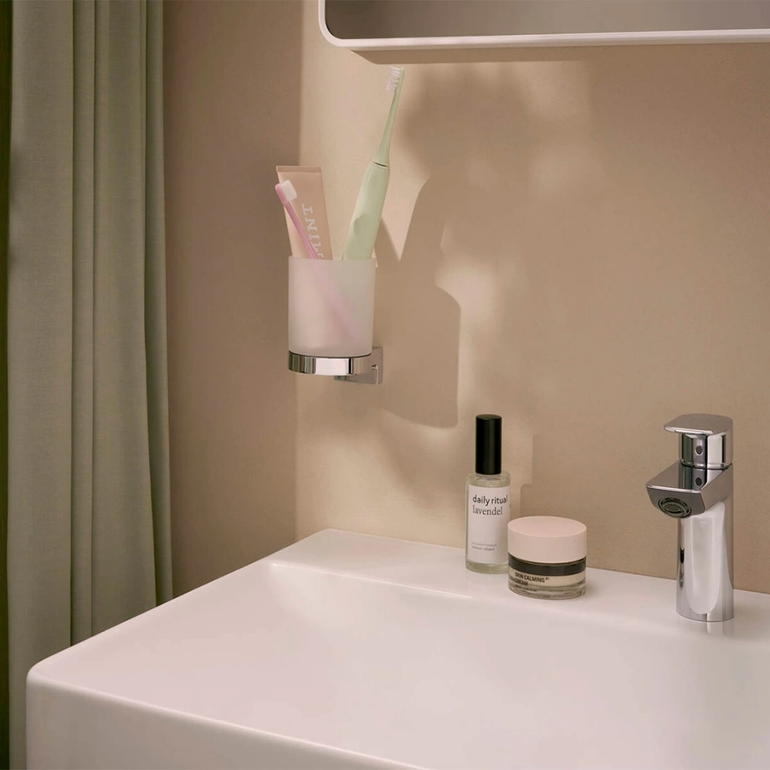 Подстаканник для зубных щёток Hansgrohe AddStoris S 41769000 хром - фото 1