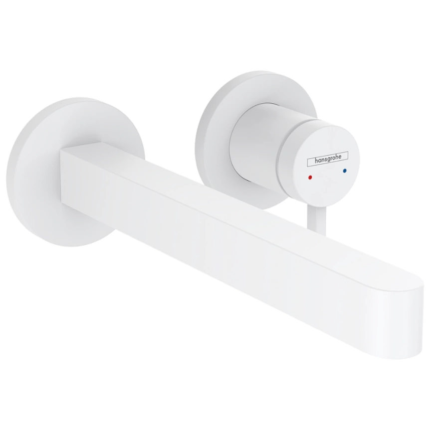 Смеситель для раковины Hansgrohe Finoris 76050700 настенный, белый