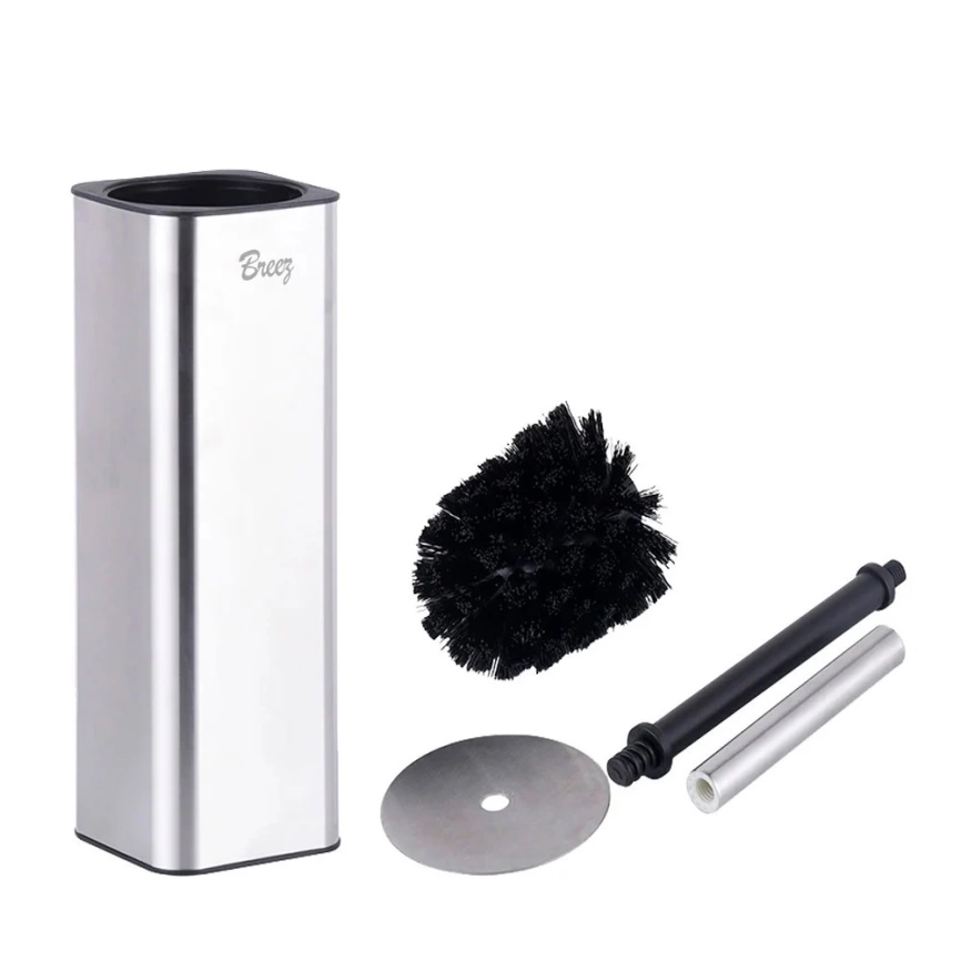 Ерш туалетный Breez TB001 сталь, напольный - фото 6