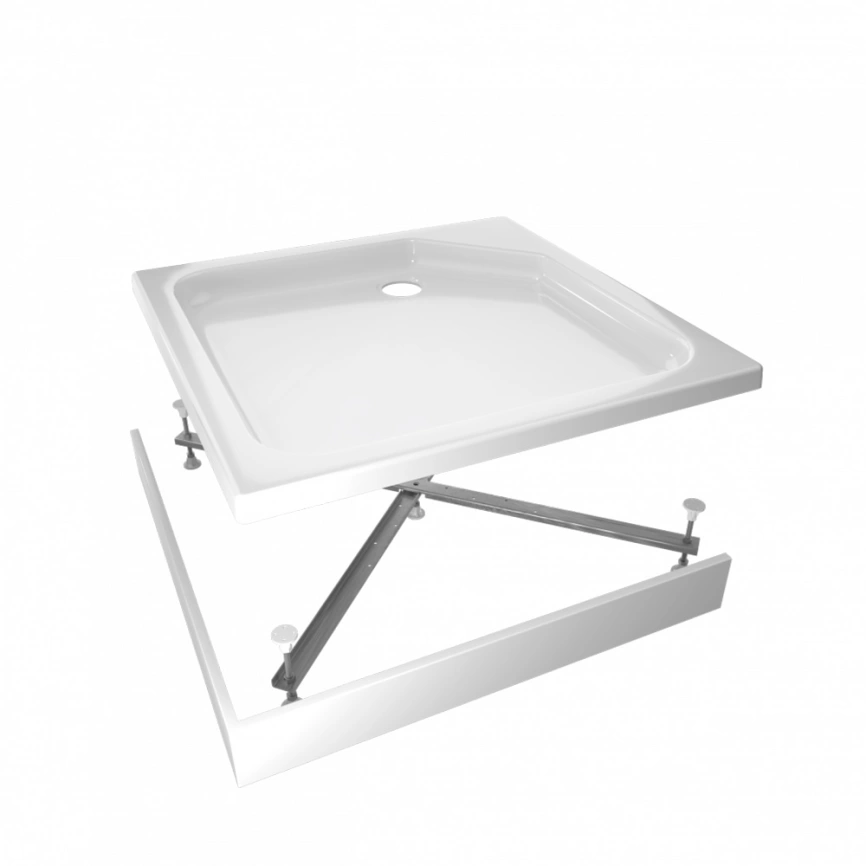 Душевой поддон акриловый Triton 90x90 ПД 1 квадратный белый - фото 1