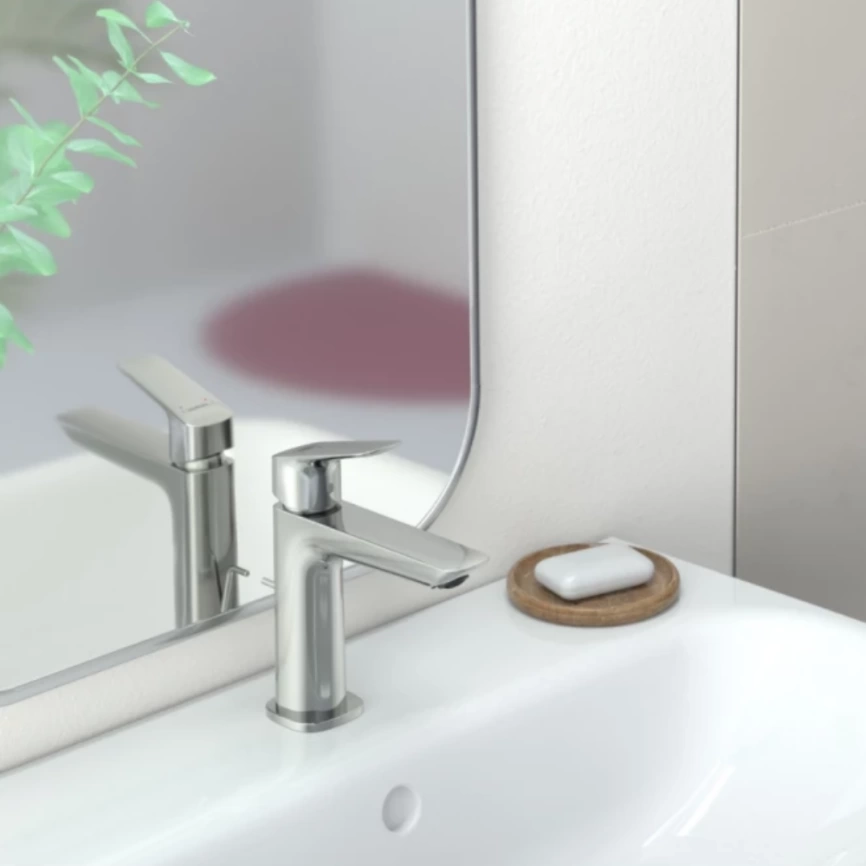 Смеситель для раковины Hansgrohe Logis 71251000, хром - фото 3