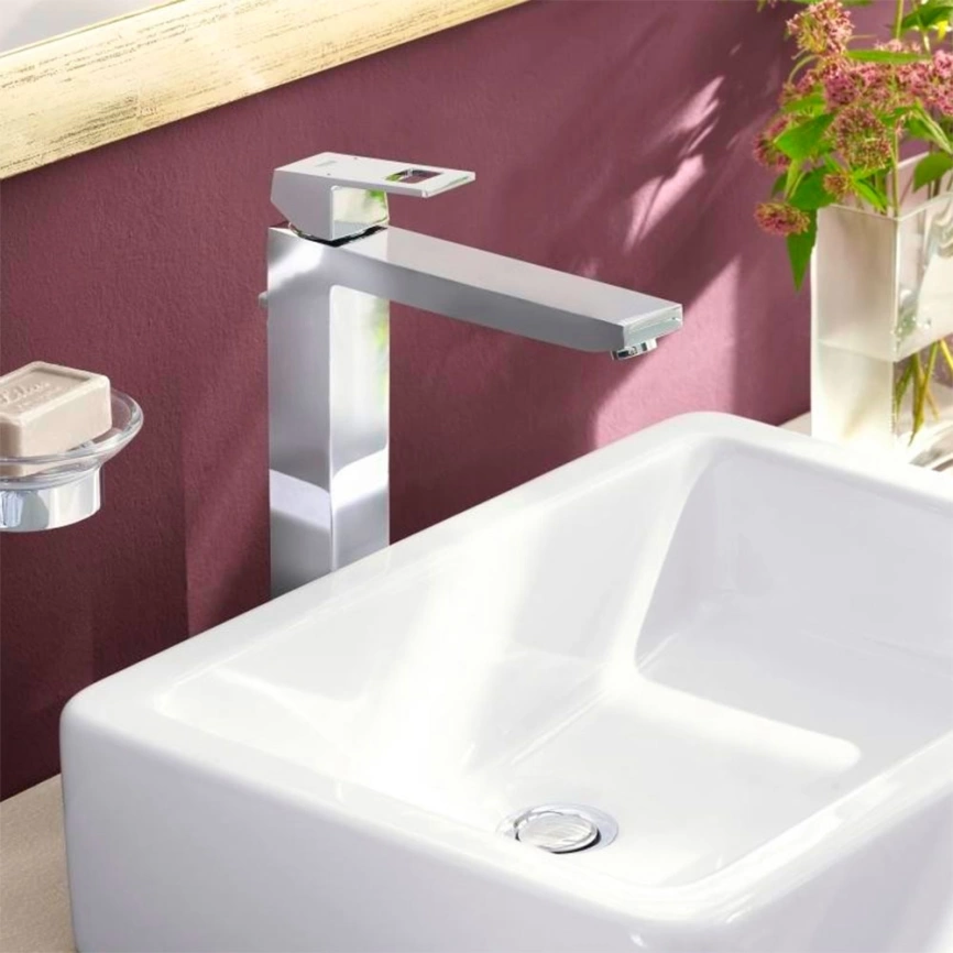 Смеситель для раковины Grohe Eurocube 23406000 хром - фото 2