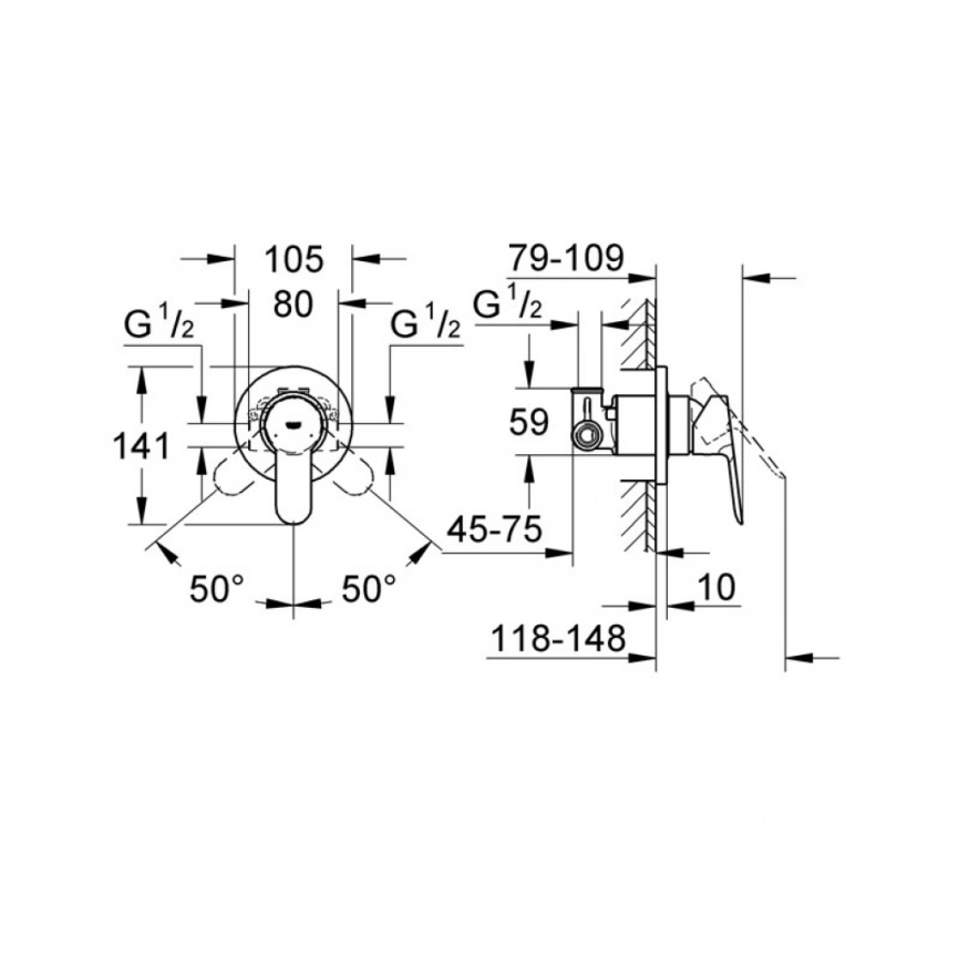 Grohe BauEdge OHM 29040000 схема