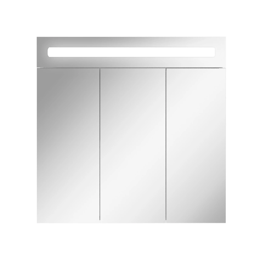 Зеркало-шкаф навесное с подсветкой Домино Аврора 80 - фото 1
