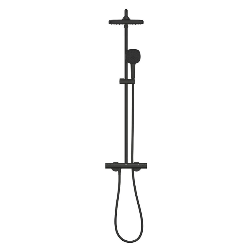Душевая стойка Grohe Tempesta System 250 266892431 с термостатом черная - фото 2