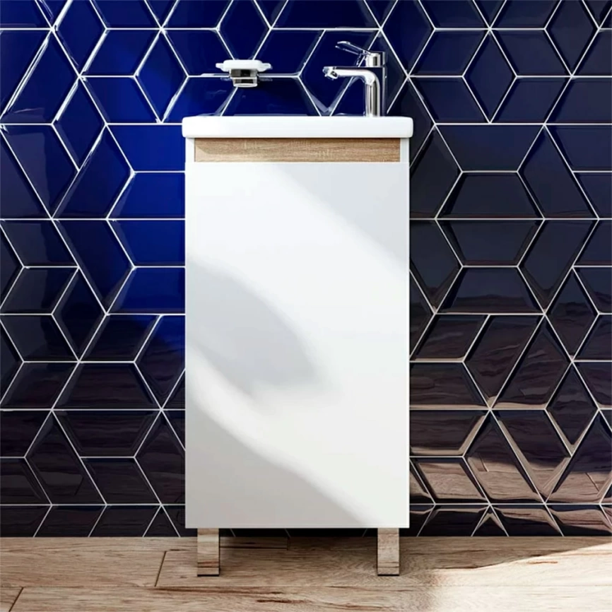 Тумба с раковиной напольная AM.PM X-Joy 45, белая - фото 1