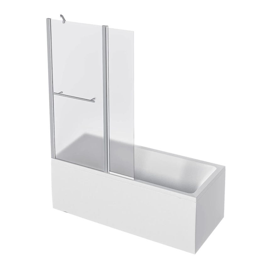 Штора на ванну из стекла 1Marka P-07 95x150 Mistelite L матовая - фото 1