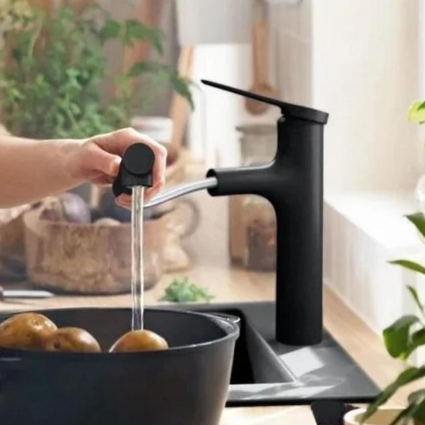 Смеситель для кухни Hansgrohe Zesis M33 74801670 с вытяжным душем - фото 2