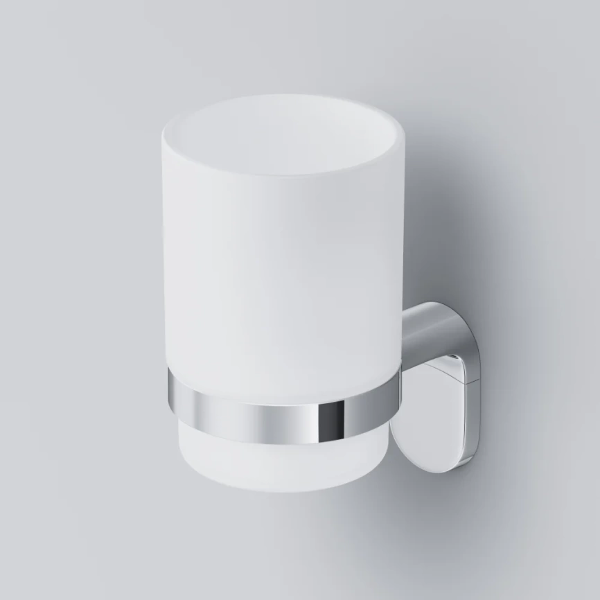 Стеклянный стакан для зубных щёток в ванную AM.PM X-Joy A8434300 - 1 фото