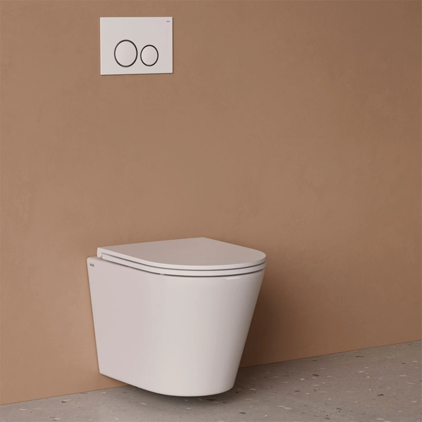 Унитаз подвесной Iddis Calipso CALRNSEi25 безободковый с сиденьем - фото 11