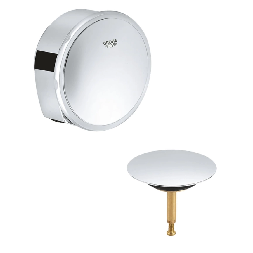 Внешняя часть слива-перелива для ванны Grohe Talentofill 19952000 хром - фото 1