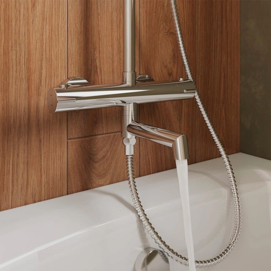 Душевая стойка Milardo Ideal Spa ILSSBTHM06 с термостатом хром - фото 3