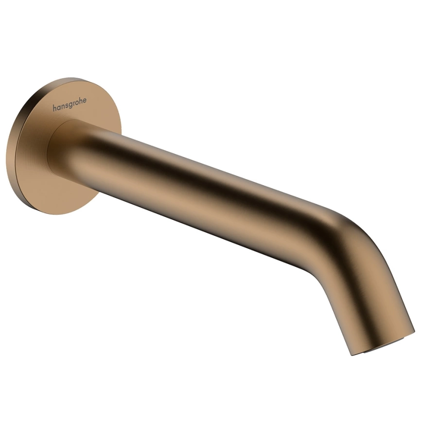 Излив для ванн настенный Hansgrohe Tecturis S 73411140 бронза