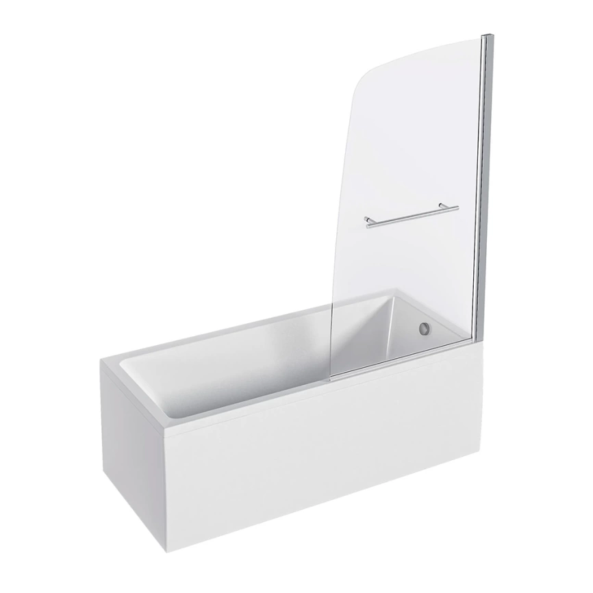 Штора на ванну из стекла 1Marka 1Marka P-03 82x150 прозрачная - фото 2
