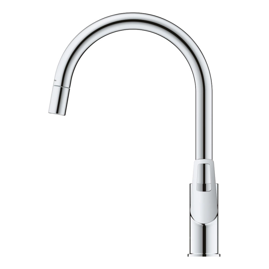 Смеситель для кухни Grohe BauLoop 30543000 с вытяжным изливом, хром - фото 2