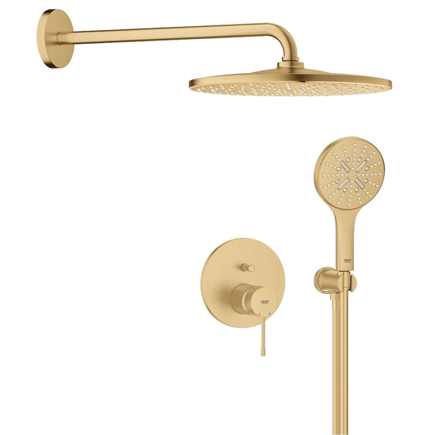 Душевой комплект Grohe Essence 25287GN0 золото