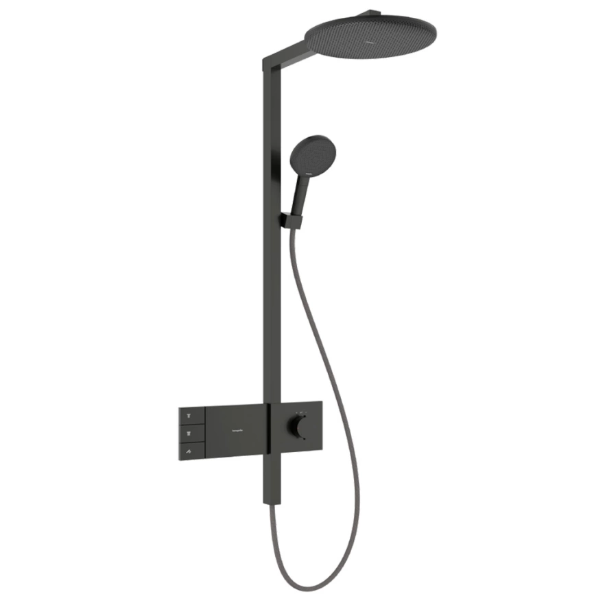 Душевая стойка Hansgrohe Raindance Alive S 24596340 с термостатом графит