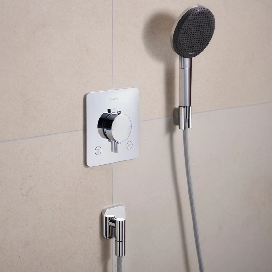 Шланговое подключение Hansgrohe FixFit Fine Q 28884000 хром - фото 1