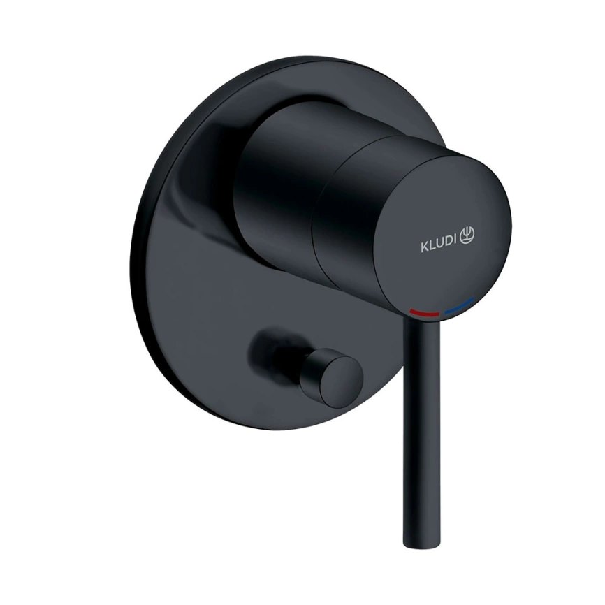 Душевой комплект Kludi Bozz 387363976 встраиваемый, черный - фото 1