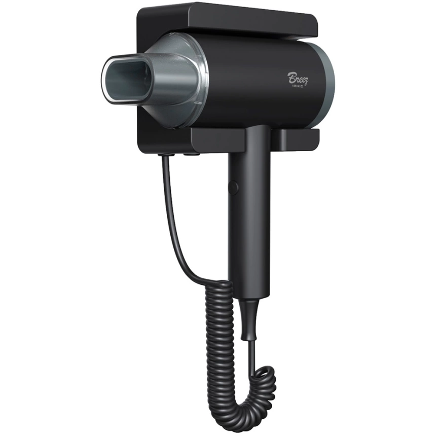 Фен для волос настенный Breez w510, черный