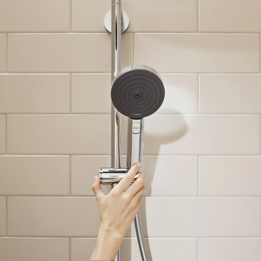 Душевая стойка Hansgrohe Pulsify Showerpipe 24230000 с термостатом хром - фото 1