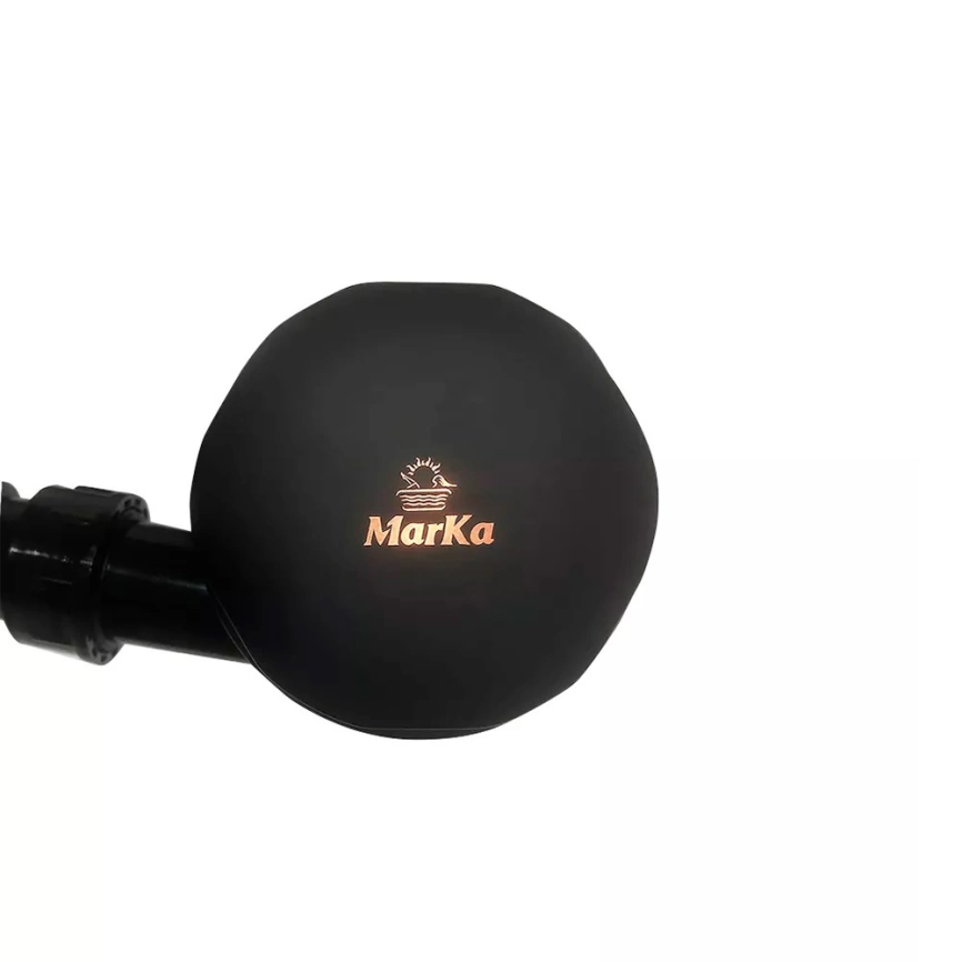 Слив-перелив для ванны Marka One Luxe 600 ФКб черный полуавтоматический - фото 1