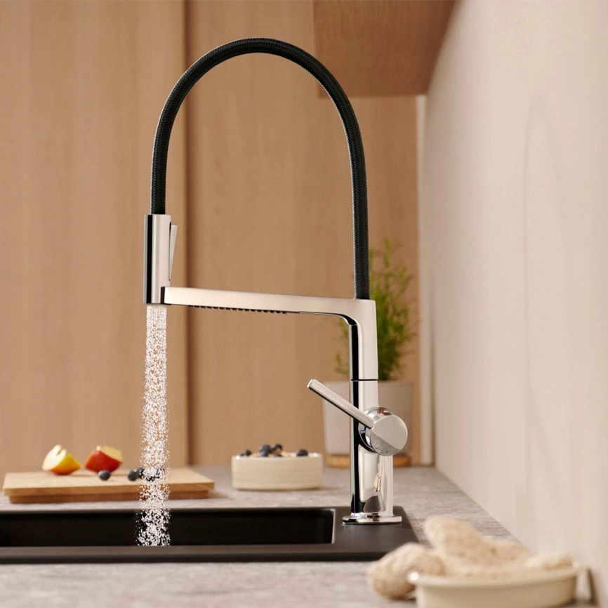 Смеситель для кухни Hansgrohe Talis M54 72861000 с гибким изливом хром - фото 1