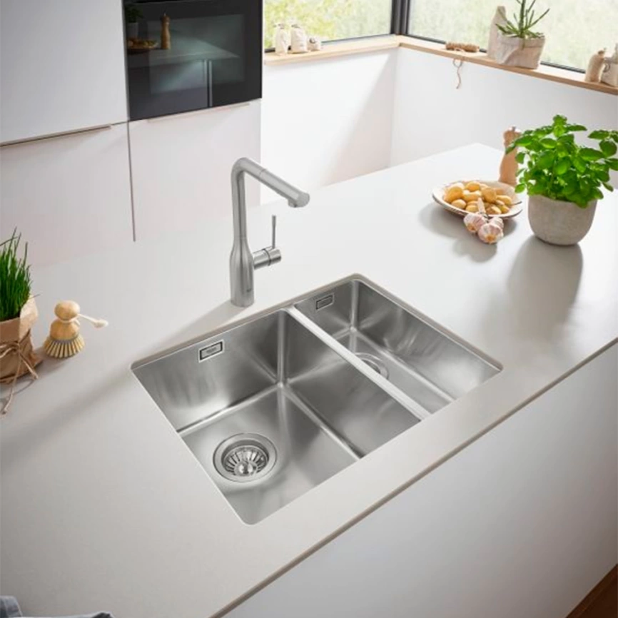 Мойка кухонная из нержавеющей стали Grohe K700U, 31575SD1 - фото 2