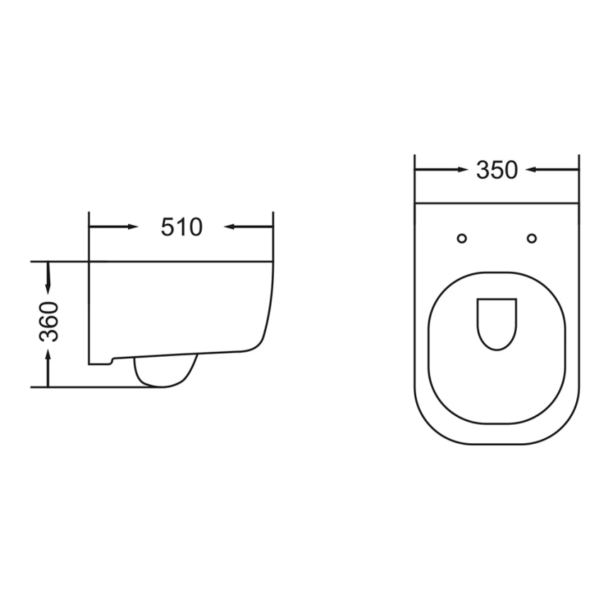 Комплект инсталляции Grohe Rapid SL 38772001 c кнопкой хром и подвесным унитазом Gromix GM-0202 с сиденьем - схема унитаза