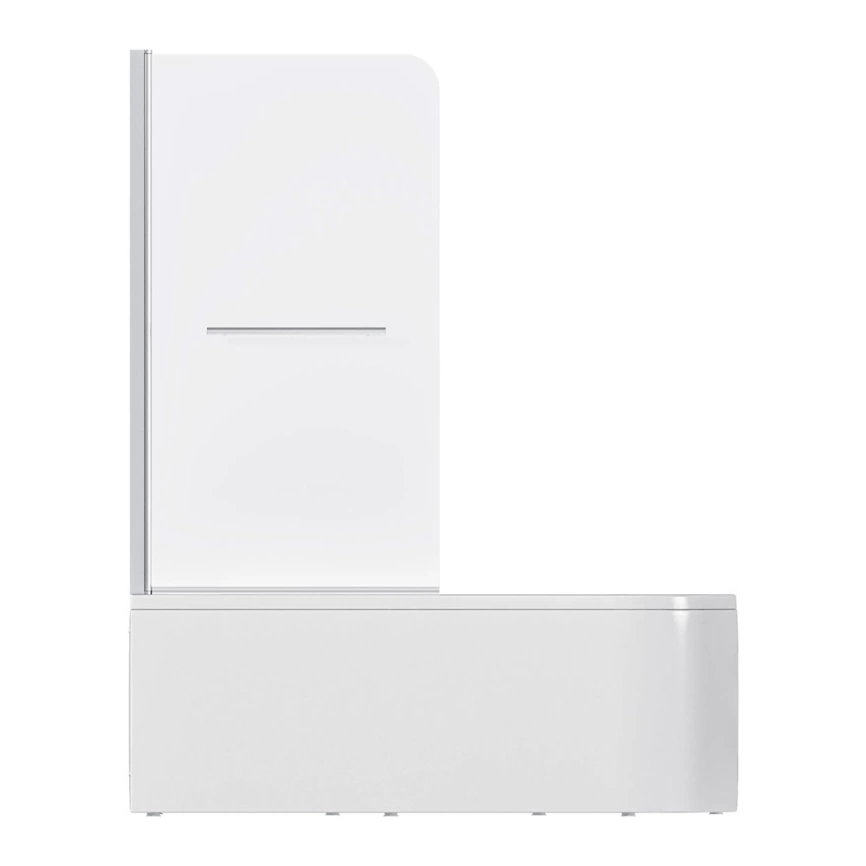 Штора на ванну из стекла 1Marka P-02 82x150 Mistelite L матовая - фото 2