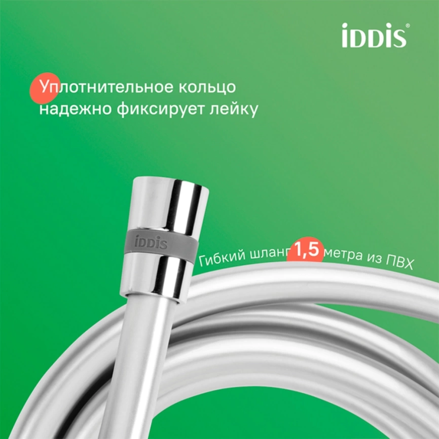 Душевая стойка Iddis Shelfy SHESB3Bi06 хром/белый - фото 16
