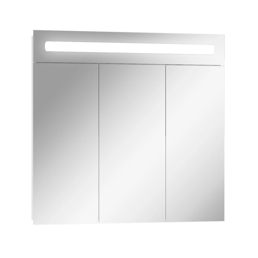 Зеркало-шкаф навесное с подсветкой Домино Аврора 80
