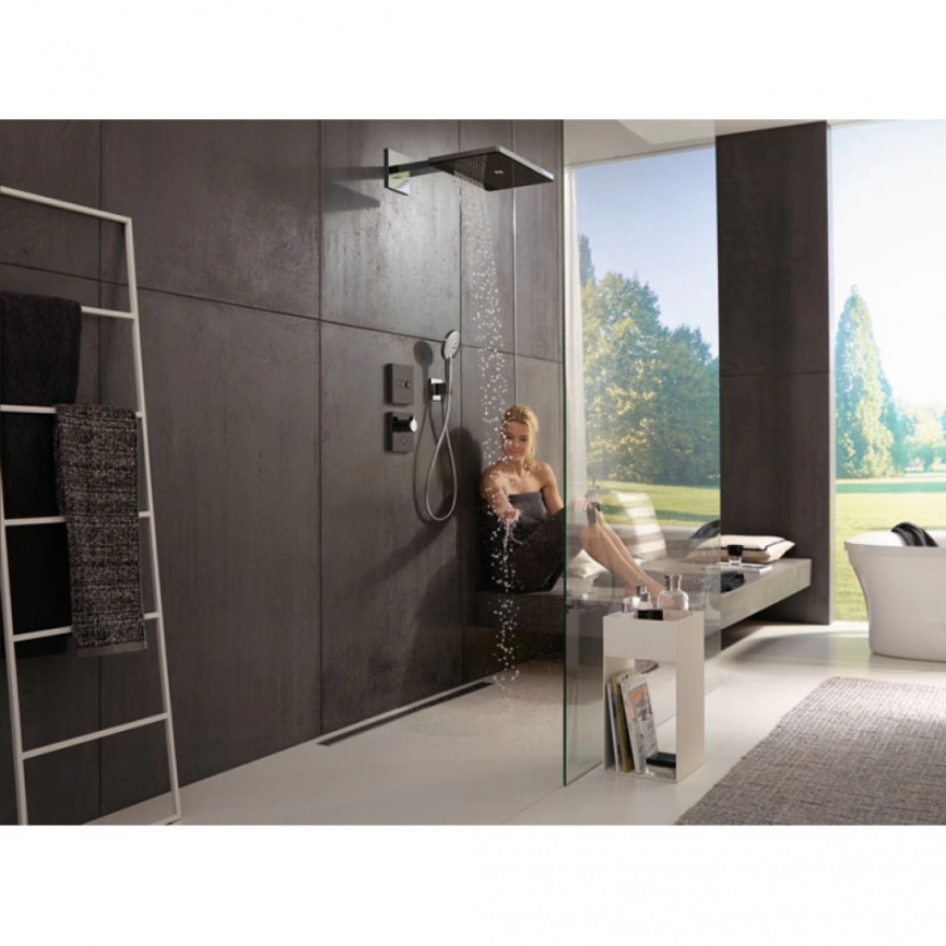 Смеситель для душа Hansgrohe ShowerSelect 15736600 чёрный - фото 1