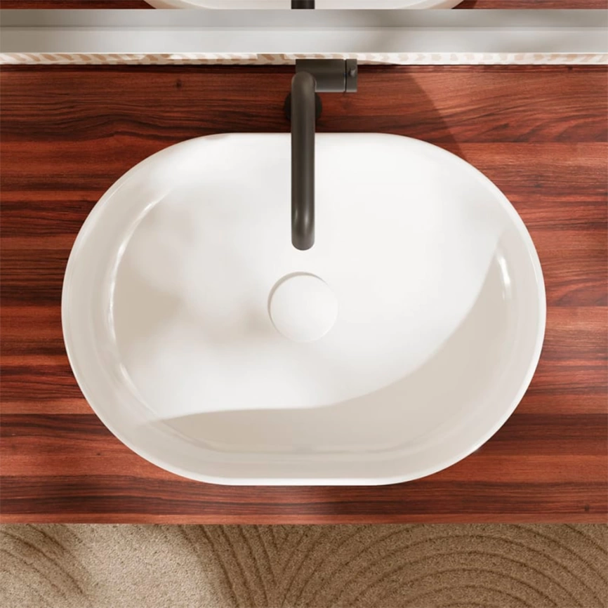 Раковина Hansgrohe Xuniva U 60166450 накладная, белая - фото 2