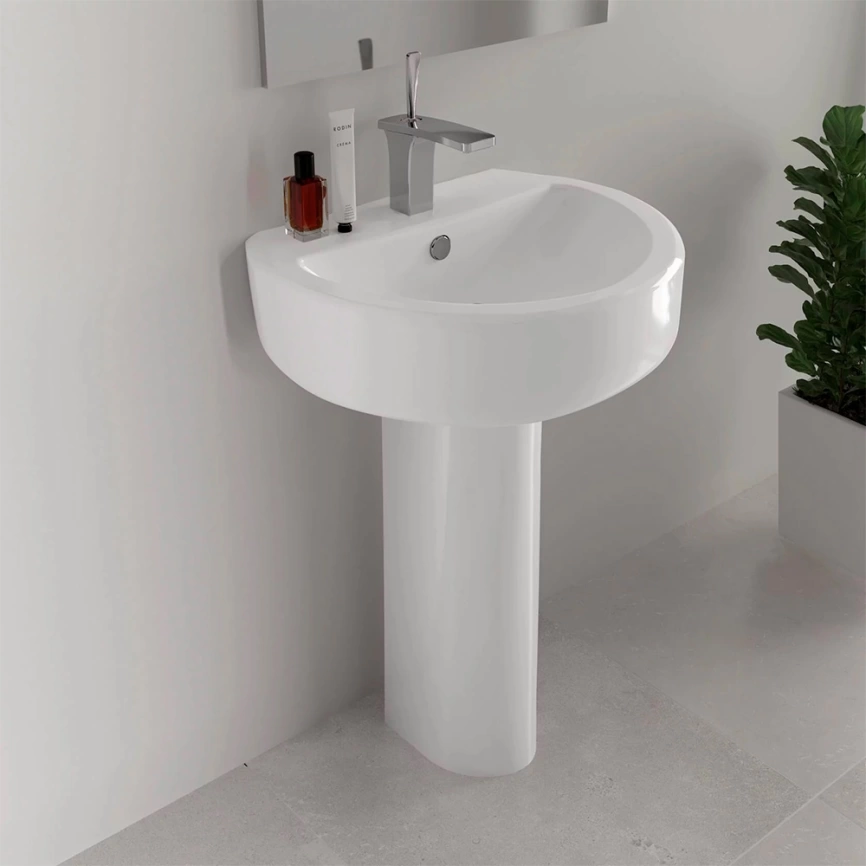 Пьедестал для раковины Sanita Luxe Best, белый - фото 1