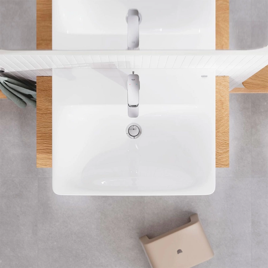 Смеситель для раковины Grohe Cubeo 1017490000, хром - фото 3