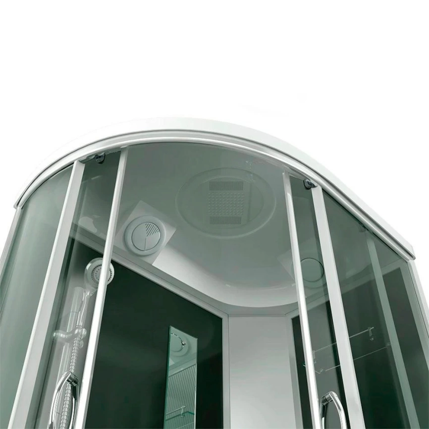 Душевая кабина 120x80 Erlit ER3512TPR-C4-RUS правая тонированное стекло с высоким поддоном - фото 5