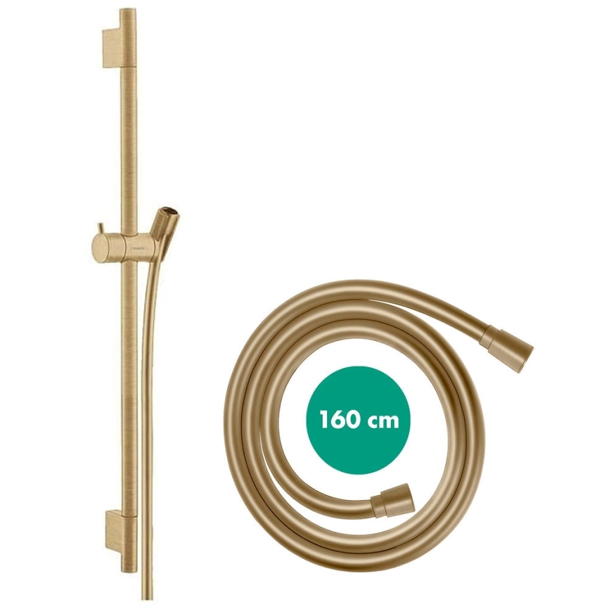 Душевая штанга Hansgrohe Unica S Puro 28632140 бронза - фото 1