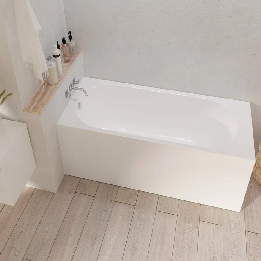 Ванна акриловая Marka One Vesper 160x70 с каркасом - фото 5