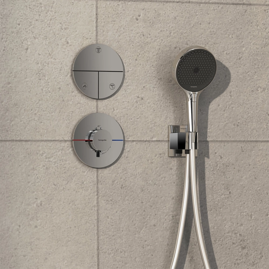 Переключатель потоков Hansgrohe ShowerSelect Comfort S 15558000 хром - фото 1