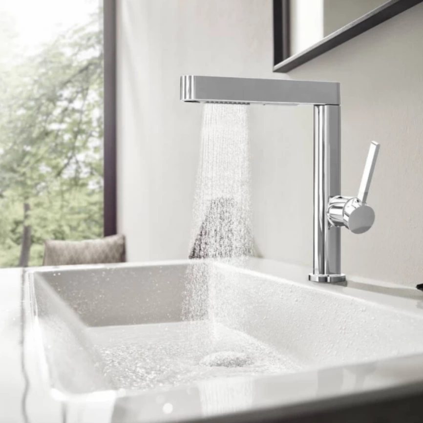 Смеситель для раковины Hansgrohe Finoris 76063000, хром - фото 2