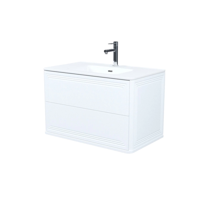 Тумба с раковиной подвесная Iddis Oxford Neo 80 OXN80W0i95K белая