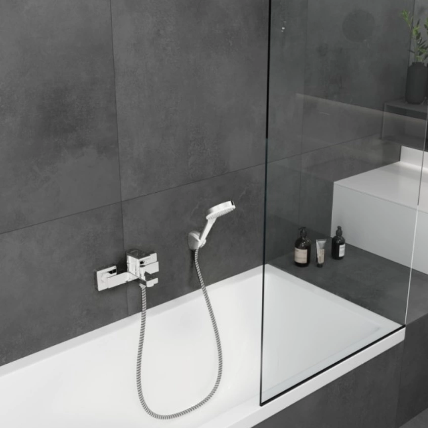 Смеситель для ванны Hansgrohe Vernis Shape 71450000, хром - фото 1