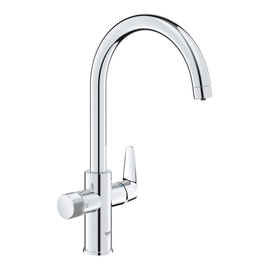 Смеситель для кухни Grohe BauCurve Blue Pure 30580000 с функцией фильтрации, хром