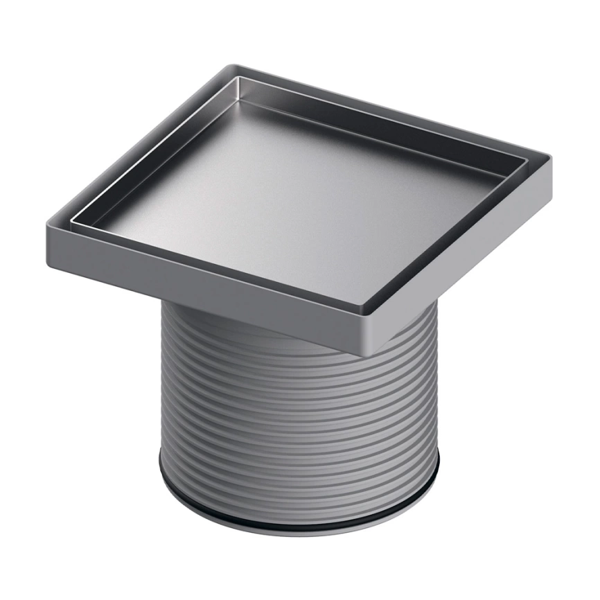 Основа для плитки TECEdrainpoint S 3660011, 150 мм из нержавеющей стали, с монтажным элементом и основой для плитки