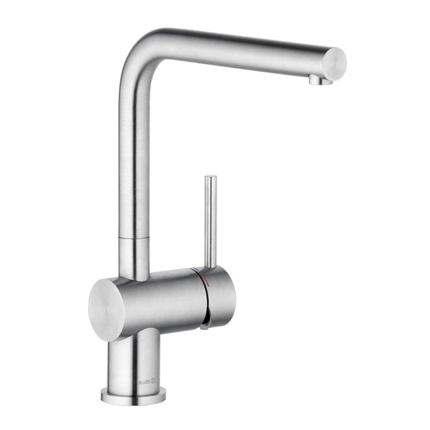 Смеситель для кухни Kludi Steel 45803F877, стальной