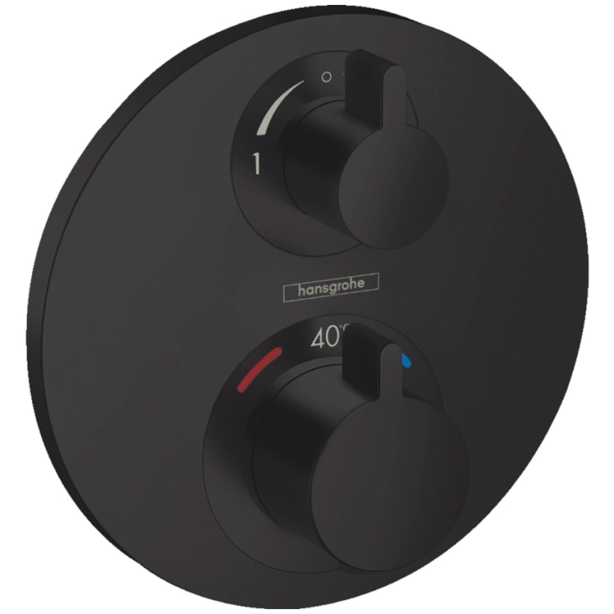 Смеситель для душа Hansgrohe Ecostat S 15758670 с термостатом черный