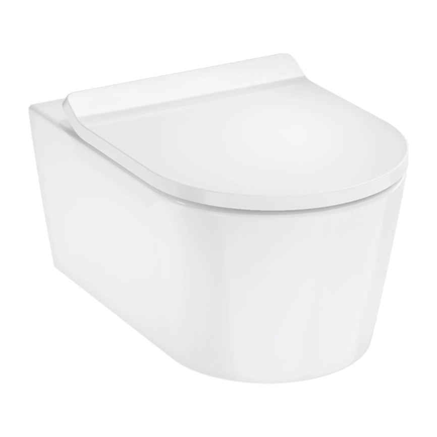 Унитаз подвесной Hansgrohe EluPura S 60344450 с сиденьем